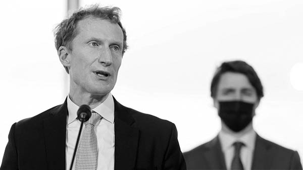 Prime Minister Justin Trudeau and Immigration Minister Marc Miller of Canada attend a press conference. File | Image Source: Reuters